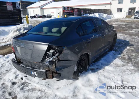 2012 Honda Civic Lx из США, поврежденный, VIN 2HGFB2F57CH584420
